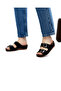 Women's Anatomical Sole Double-Strapped Buckle Comfortable Outdoor House Slippers