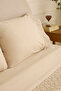 Rosal Embroidered Double Duvet Cover Set Beige - 5