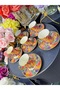 ESTERHOMEDECOR Hand-Painted Porcelain Coffee Cup Set for 6 People - 7
