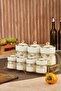 Marvella 7-Piece Porcelain Spice Jar Set with Stand Ckr3780