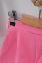 Girl's Ruffled Sleeve Tulle Flow Stone Printed Embroidered Pleated Shorts 2-Piece Set - 4