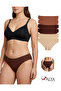 Basic Laser Cut Women's Bikini Panties Seamless Women's Slip - Ultra Stretchy and Comfortable 6-Pack # Izbırakmaz