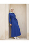 Buttoned Dress with Belt - 7