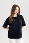 Women's Oysho Oversize Crew Neck T-Shirt - 3