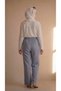 Women's Linen Muslin Palazzo No-Show Pants - 2