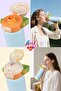 750 ml Single Lid Dual Use Stainless Steel Thermos with Straw and Comfortable Drinking Handle Ff1108-750Ml - 6