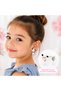 Pochacco Girls' Clip-On Earrings Cute Dog Colorful Dangle Earrings for Non-Pierced Ear