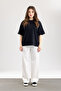 Women's Oysho Oversize Crew Neck T-Shirt - 6