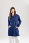 Women's Basic Sweatshirt with Pocket Detail