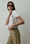 Balloon Cuff Detail Woven Blouse Ss26Bz0156 - 4