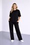 Parachute Stripe Oversize T-Shirt and Pants Two-Piece Set