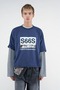 -Erkek Oversize Basic S66S Logo Print T-Shirt – 100% Cotton - 6