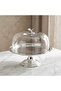 Decorative Glass Covered Steel Cake Stand 31 cm - 3