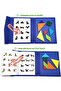 Wooden Tangram Puzzle Book for Kids | Magnetic 3D Brain Teaser STEM Toy Multicolor - 3