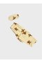 Suitable for Girls and Mother Cotton Beige Teddy Bear Pattern Shirt Collar Buttoned Short Sleeve Sleepwear with Eyewear Pajamas Set - 6