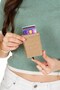 Women's Mechanized Card Holder and Wallet - Mink - 2