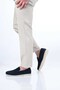 Laceless Rubber Sole Genuine Leather Loafer 333-216 Men's Shoes - 2