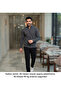 Stand Collar Zippered Thin Combed Cotton Men's Cardigan - Seasonal Two-Thread Comfortable Cut - 2