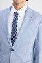 Ds Damat Slim Fit Blue Plain Fabric Jacket - 2