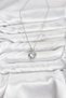 316L Steel Chain Silver Color Heart Model Zircon Stone Women's Necklace - 2
