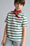100% Cotton New Regular Fit Crew Neck Patterned Short Sleeve T-Shirt Boys H4342A826Hs