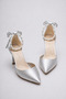 Women's Multi-Purpose Stiletto Heeled Shoes with Bow Ties and Ribbons, 5 Models, 8 cm Pointed Toe - 6