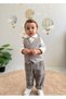 Baby Boy Special Occasion Set 3-Piece Shirt Vest Trousers Checkered - 3