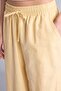 Balloon Fit Cotton High Waist Trousers H5153Ax26Sm - 5