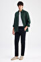 Ds Damat Relaxed Fit (Pile-Free) Black Gabardine Chino Trousers - 4