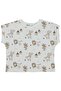Animals Printed T-Shirt for Ages 2-5 - Brown