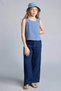 Wide Leg 100% Linen Trousers H1916A826Sm - 2
