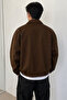 Men's Oversize Bomber Jacket with Zipper, Basic Casual Stylish Coat - 2