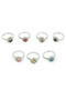 Hajj and Umrah Gift Ring for Girls - with Colorful Stones - 60 Pieces - 8