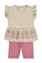 Patterned Skirt Set for 6-18 Months - Elephant Gray
