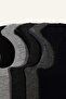 Men's Seamless 5-Piece Bamboo Ballerina Socks H2900Axns - 4
