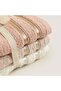 Chic 100% Cotton 3-Piece Face Towel Set 50X80 cm Salmon/Beige/Ecru - 6
