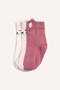 3D 3-Pack Cotton Long Socks Baby Girl H6682A5Ns