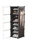 Dulap de pantofi modular cu 4 module cu uși transparente