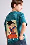 100% Cotton Dragon Ball Oversized Crew Neck Short Sleeve T-Shirt for Boys H3516A826Sm