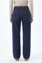 Dark Navy Blue High Waist Wide Leg Jeans - 3