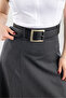 Women's Belt Detailed Nikol Skirt - 2