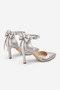 Women's Multi-Purpose Stiletto Heeled Shoes with Bow Ties and Ribbons, 5 Models, 8 cm Pointed Toe - 4