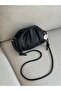 Drawstring Hand and Shoulder Bag with Pleated Design and Adjustable Strap, Stylish Women's Bag En26 Size13 - 4