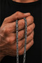 Men's Steel Necklace King Chain Model 5mm Thin Stainless Steel Necklace - 2