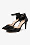 Women's Multi-Purpose Stiletto Heeled Shoes with Bow Ties and Ribbons, 5 Models, 8 cm Pointed Toe - 5