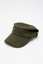 Unisex Khaki Zipper Detailed Outdoor Sports Cap Hat |   Adjustable Casual Model - 2