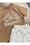 Baby Muslin Set Printed T-Shirt Shorts Top and Bottom Summer Casual Set - 2
