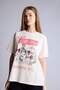 100% Cotton Disney Mickey & Minnie Oversized Crew Neck Printed Short Sleeve T-Shirt H6817Ax26Sm - 3