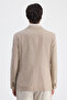 Ds Damat Slim Fit Mink Plain Fabric Jacket - 3