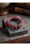 Hand Braided Genuine Leather Men's Bracelet with Anchor Father's Day Gift